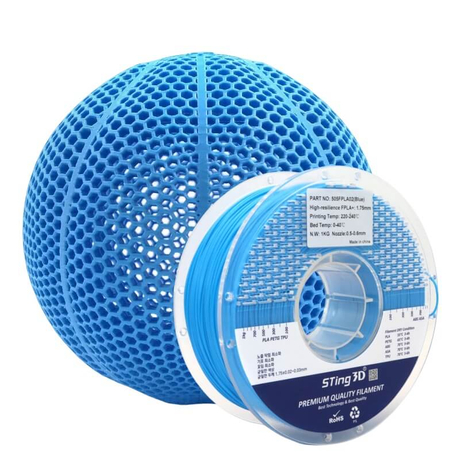 Airless Basketball Filament Blue