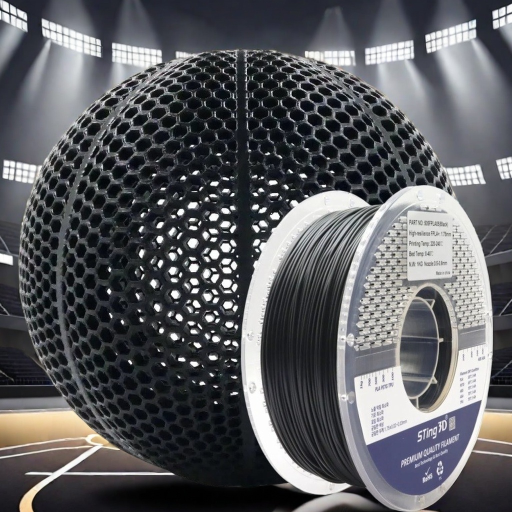 Airless Basketball Filament White