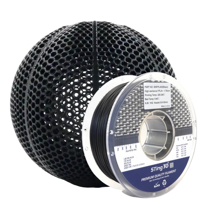 Airless Basketball Filament Black