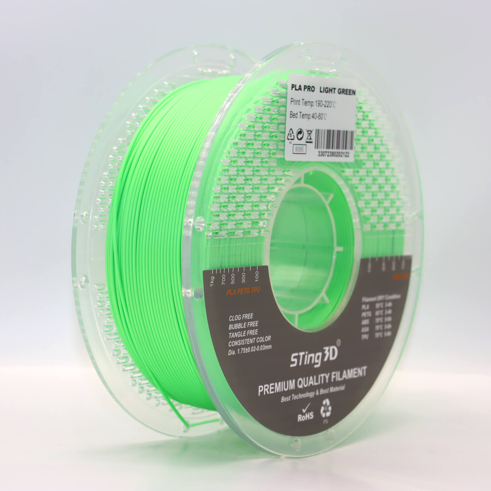 PLA Pro Light Green