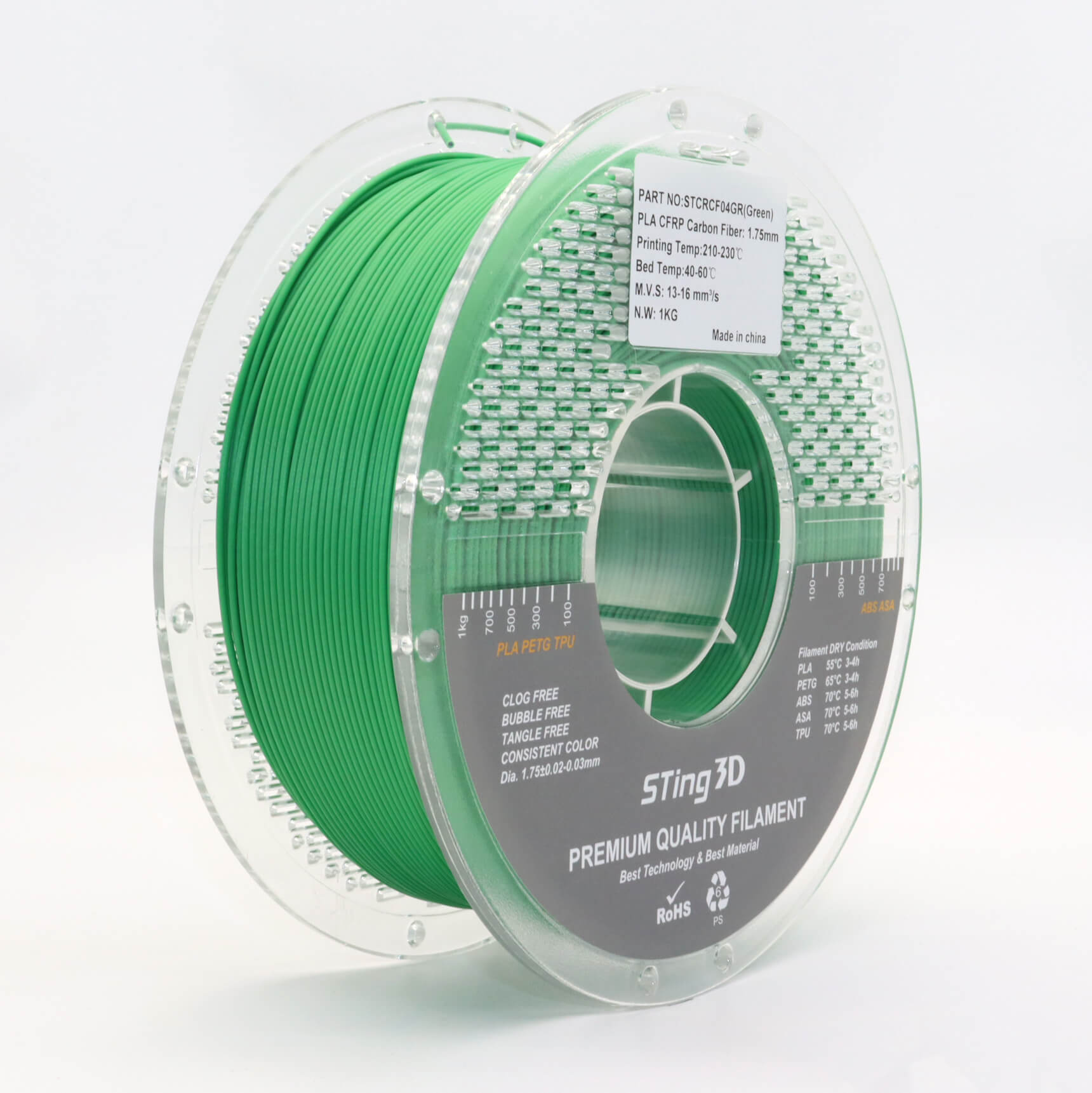 PLA CFRP-CF Green