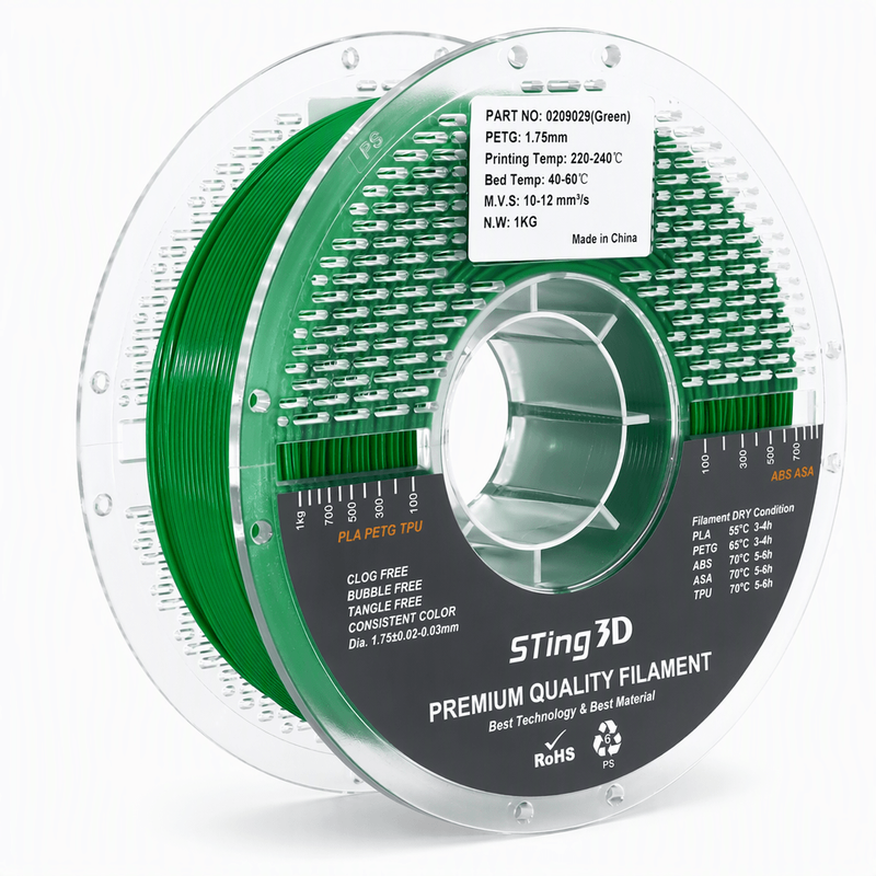 Sting3D Sting3D - PETG Pro Sting3D - Green - 1.75 mm - 1000 g