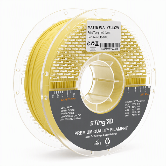 PLA Matte Yellow