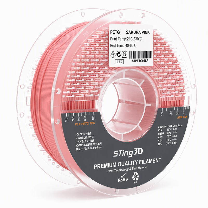 Sting3D Sting3D - PETG Pro Sting3D - Sakura Pink - 1.75 mm - 1000 g