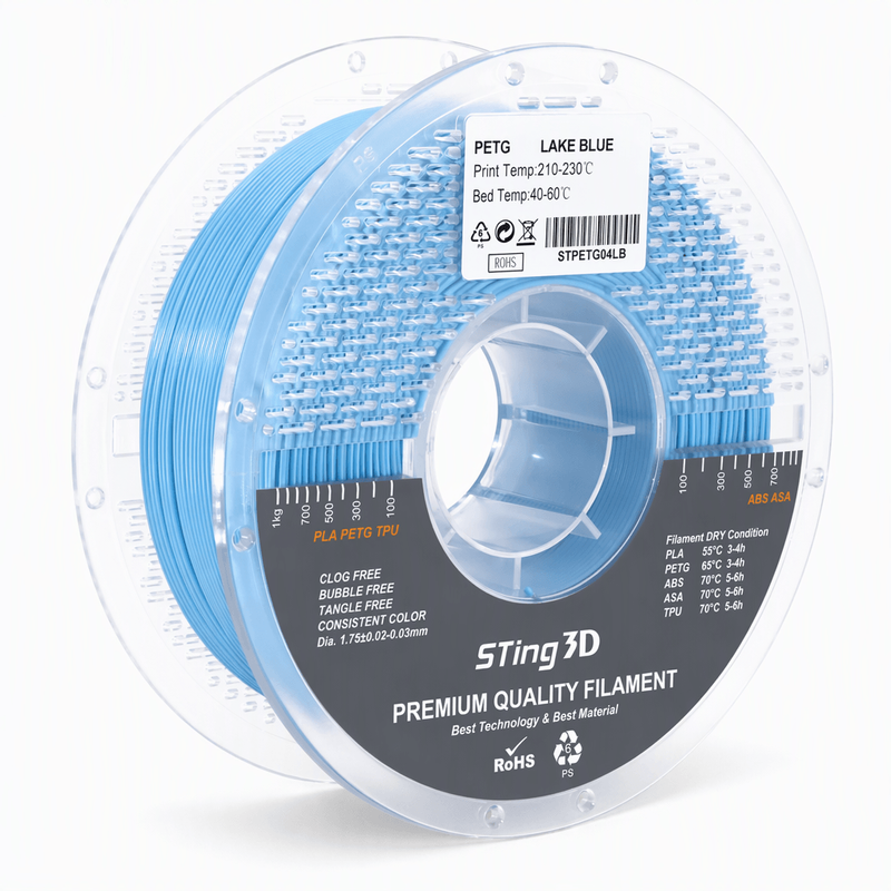 Sting3D Sting3D - PETG Pro Sting3D - Lake Blue - 1.75 mm - 1000 g